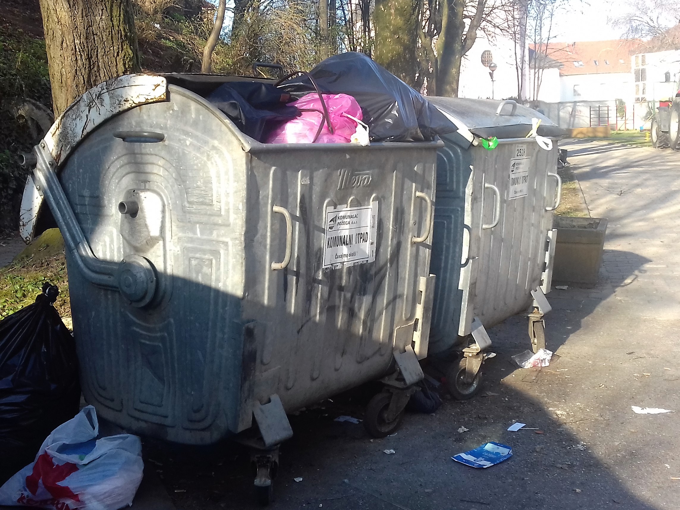 Obavijest o premještanju kontejnera iz ulice Pod gradom